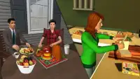 Virtual Mom Paper Girl - Family Simulator Game Screen Shot 3