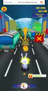 Animal Road Run And Surf Screen Shot 1