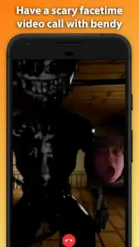 chat and video call simulator with bendy's Screen Shot 2