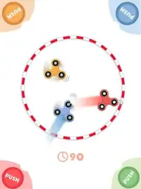 Hand Spinner : 4 खिलाड़ी खेल Screen Shot 9