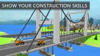 Bridge Building Sim: Riverside Construction Games Screen Shot 0