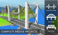 Bridge Building Sim: Riverside Construction Games Screen Shot 21