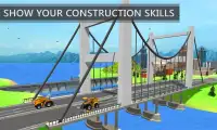 Bridge Building Sim: Riverside Construction Games Screen Shot 13