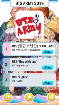BTS Army Piano Titles New Song 2019-ARMY Love BTS Screen Shot 3