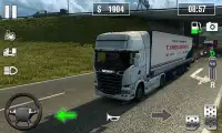 Euro Truck Driving Sim 2019 - Truck Transport Game Screen Shot 0