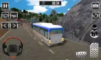 Racing Bus Run Simulation 3D - Hill Bus Climbing Screen Shot 2