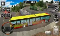 Racing Bus Run Simulation 3D - Hill Bus Climbing Screen Shot 1