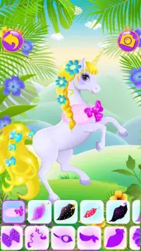 Unicorn Dress Up Fashion - Girls Games Screen Shot 1