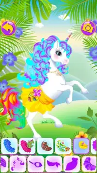 Unicorn Dress Up Fashion - Girls Games Screen Shot 2