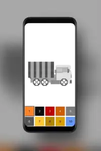 Cars Pixel Art-Free Coloring Book Screen Shot 2