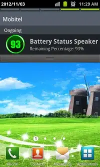Battery Status Speaker Screen Shot 0