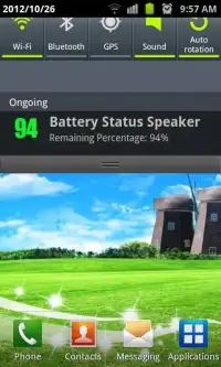 Battery Status Speaker Screen Shot 2