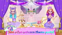 Rainbow Unicorn Hair Salon Screen Shot 1