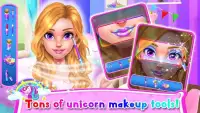 Rainbow Unicorn Hair Salon Screen Shot 3