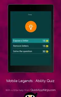 Mobile Legends : Ability Quiz Screen Shot 1