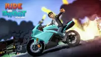 Ride and Shoot - Special Agent Bike Rider Screen Shot 3