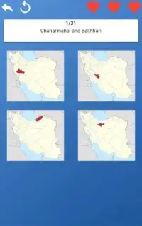 Provinces of Iran - maps, tests, quiz Screen Shot 1