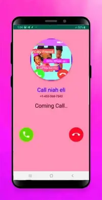 chat contact with niah elli video chat prank Screen Shot 2