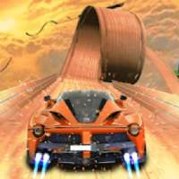 Impossible Mega Tracks : Ramp Car Chase Simulator