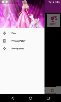 Pink Doll Match Pairs Memory Game Screen Shot 2