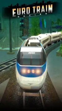 Euro Train Racing 3D Screen Shot 2