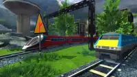 Euro Train Racing 3D Screen Shot 1