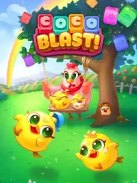 Coco Blast : Chick rescue puzzles Screen Shot 0