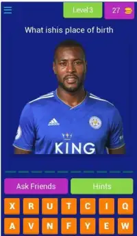 Leicester City Players Quiz Screen Shot 0