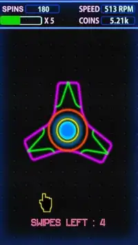Fidget Spinner Neon Games Screen Shot 5