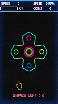 Fidget Spinner Neon Games Screen Shot 3
