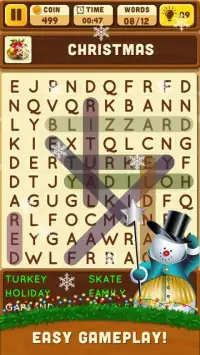 Merry Christmas Word Search Puzzle Screen Shot 4