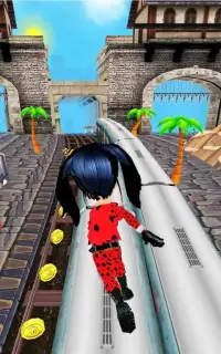 Subway Lady Bug Run Free Game Screen Shot 8