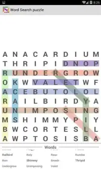 Word Search Puzzle : Search in Word Screen Shot 10