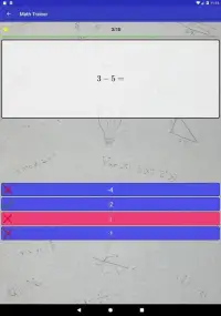 Math Trainer Screen Shot 1