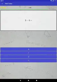 Math Trainer Screen Shot 6