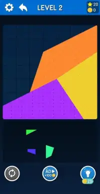 Tangram puzzle games (free) Block clasic tangram Screen Shot 2