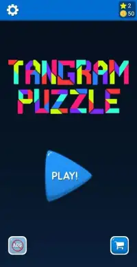 Tangram puzzle games (free) Block clasic tangram Screen Shot 3