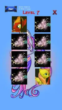 Unicorn Pony Memory Game Screen Shot 6