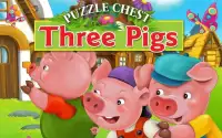 Three Pigs Jigsaw Puzzle Game Screen Shot 2