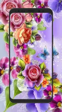 HD 3D Flower Wallpapers 4K background Screen Shot 13