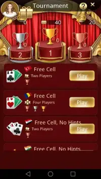 FreeCell Solitaire:Daily Challenges & Match Screen Shot 1