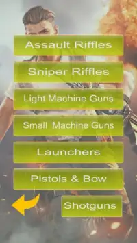 Guide Free Fire Weapons Screen Shot 4