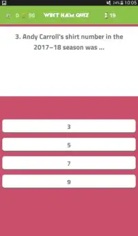 West Ham Quiz - Trivia Game Screen Shot 0
