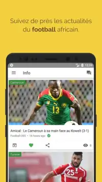 Afrique Football - Live score Screen Shot 3