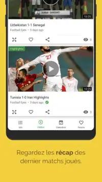 Afrique Football - Live score Screen Shot 2