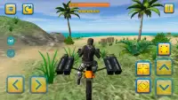 Motorbike Beach Fighter 3D Screen Shot 1