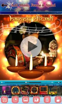 Diwali Video Maker with Music Screen Shot 2