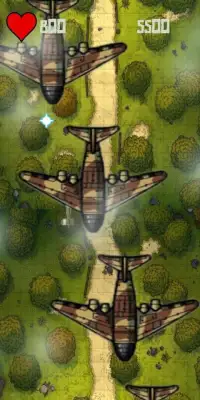 PlaneShooter2D Classic - Plane Games Screen Shot 2
