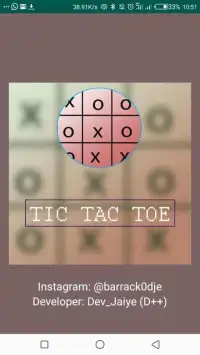 Tic Tac Toe Game - Multi Player Screen Shot 1