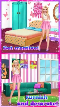 * Girly House Decorating Game Screen Shot 3
